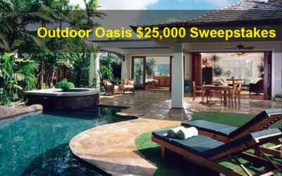 Martha Stewart Outdoor Oasis $25,000 Sweepstakes