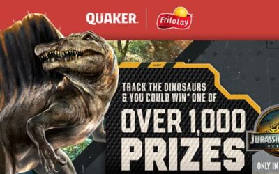 Quaker Jurassic World Sweepstakes